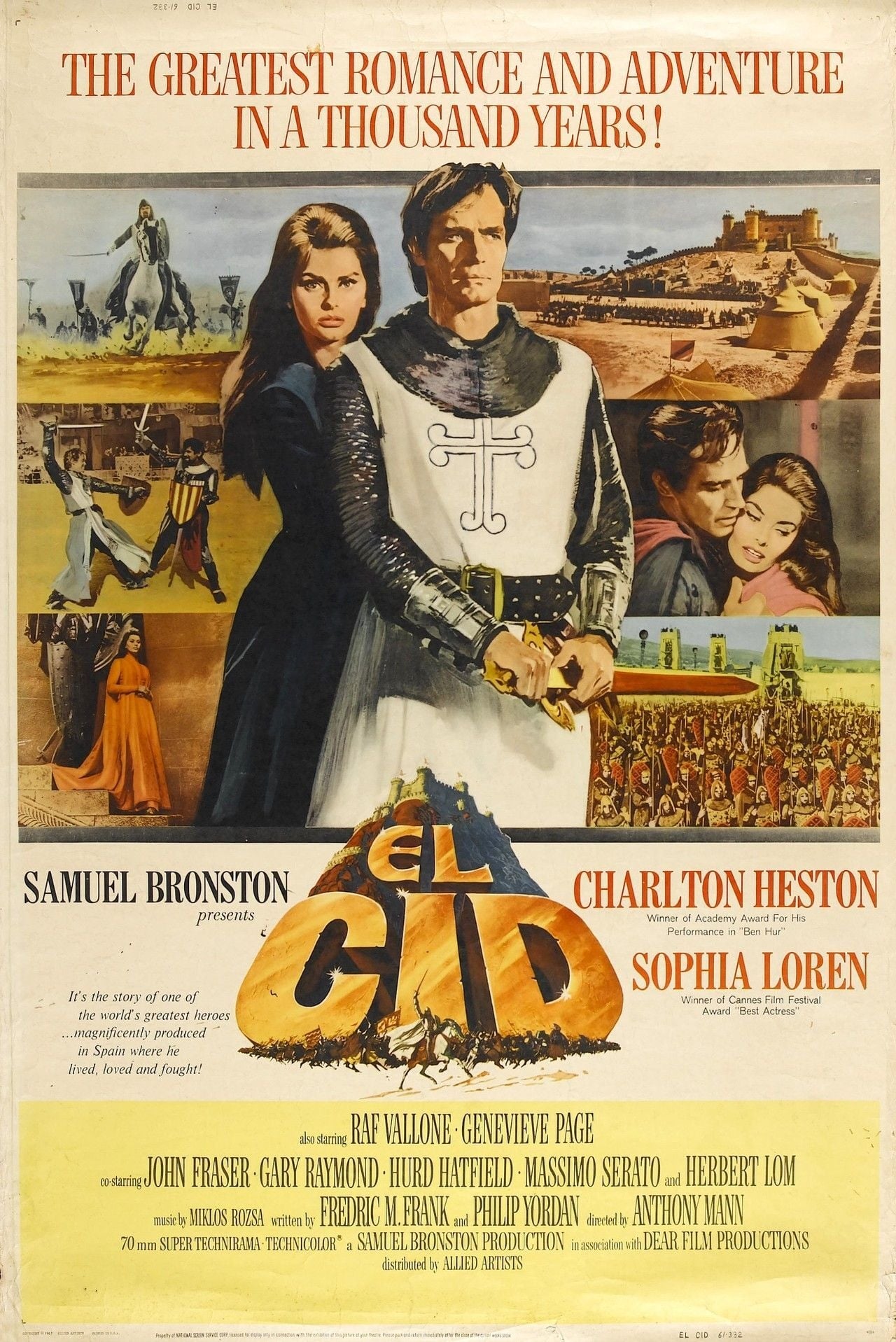 ดูหนังออนไลน์ฟรี El Cid 1961 เอล ซิด วีรบุรุษสงครามครูเสด