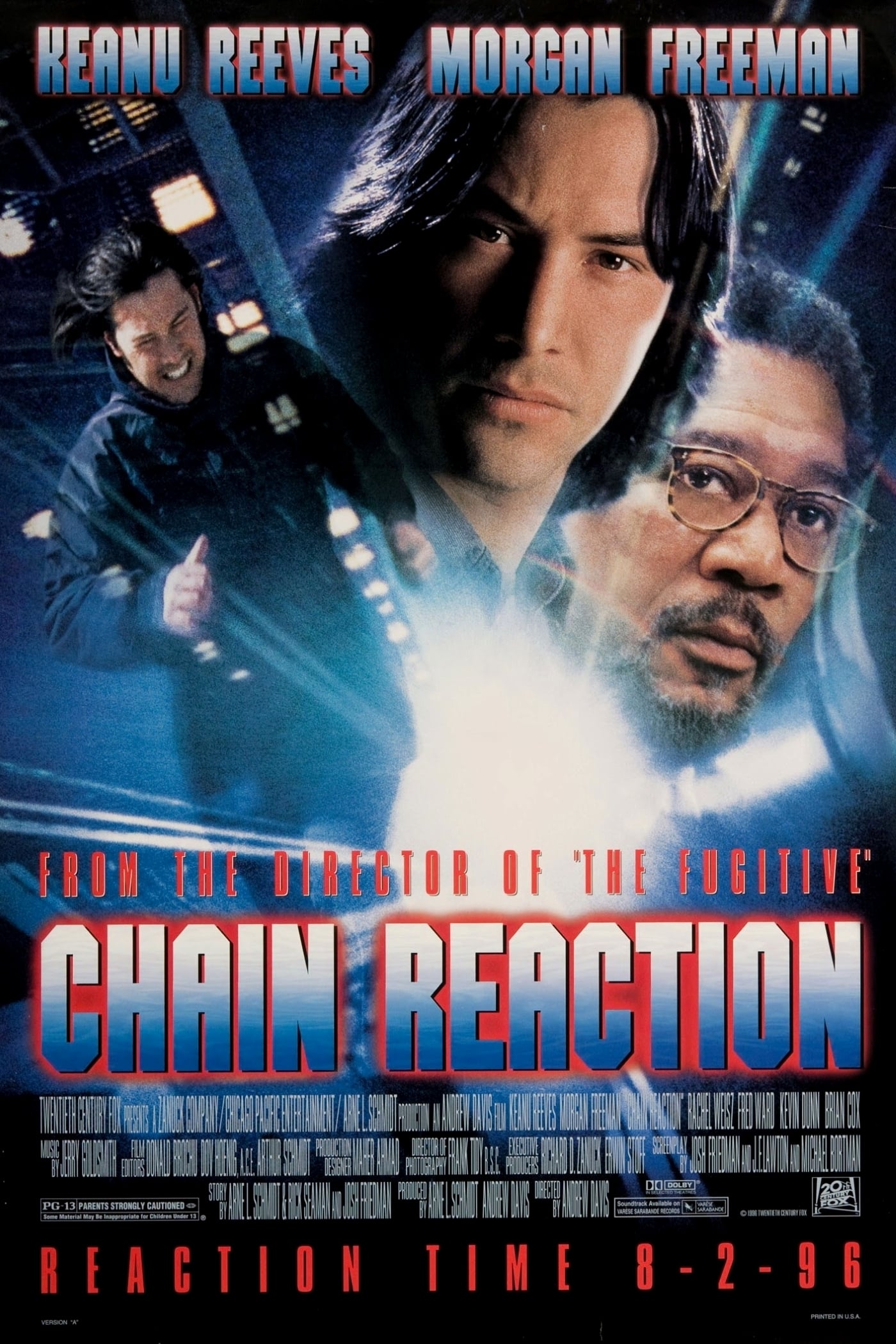 ดูหนังออนไลน์ฟรี Chain Reaction 1996 เร็วพลิกนรก